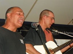 8-7-11  Pastor and John Singing